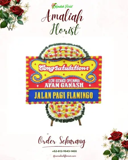 Sewa Papan Bunga Senganan